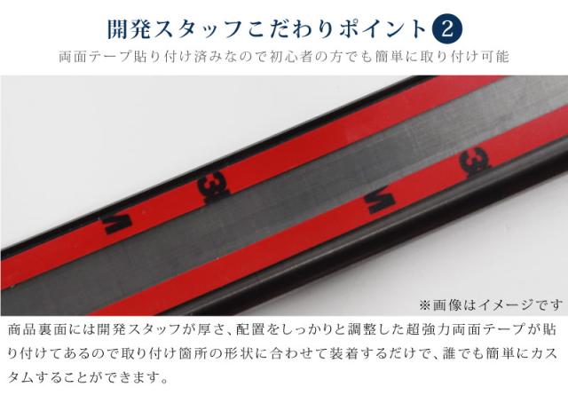 CX-80 リアリップ ガーニッシュ 1P 選べる2色 鏡面仕上げ ブラック鏡面仕上げの通販は