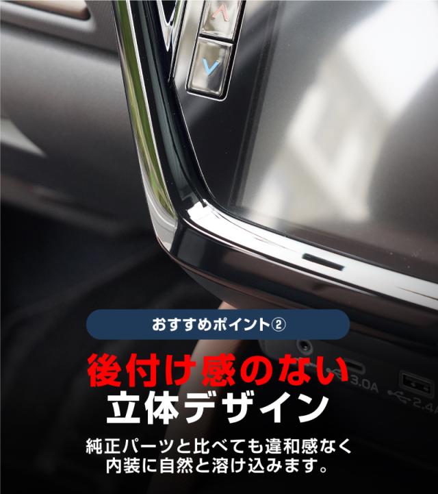【セット割】スバル 新型フォレスター SL系 センタードリンクホルダー＆モニター下パネル 2P ピアノブラック インテリアパネルセット 内装 カスタム パーツ アクセサリー カーインテリア ドレスアップ 社外品_8