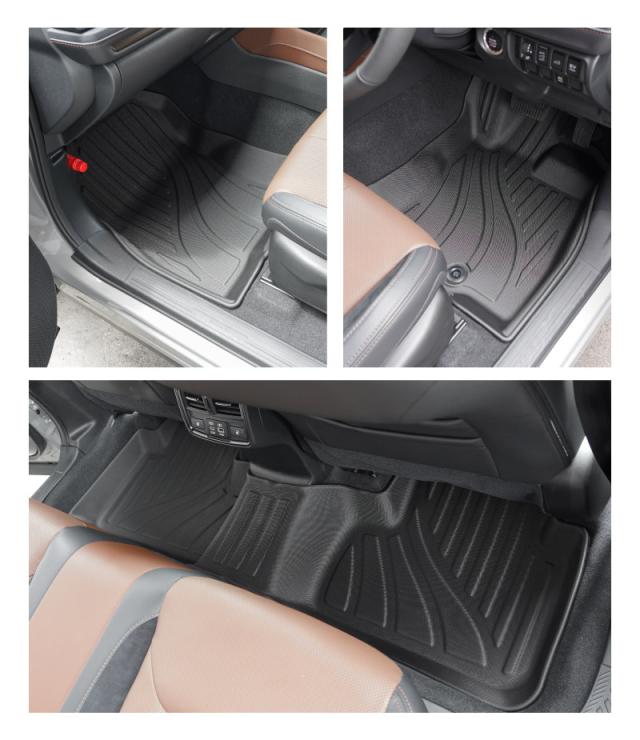 【予約/5月30日頃入荷予定】【セット割】スバル 新型フォレスター SL系 専用 フロアマット&フルカバーラゲッジマットセット ラバータイプ 7P 防水 防汚 キズ防止 保護 内装 カスタム パーツ 水洗いOK_3