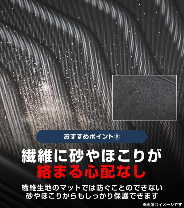 【予約/5月30日頃入荷予定】【セット割】スバル 新型フォレスター SL系 専用 フロアマット&フルカバーラゲッジマットセット ラバータイプ 7P 防水 防汚 キズ防止 保護 内装 カスタム パーツ 水洗いOK_8