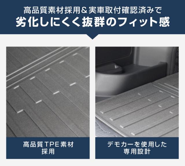 スバル 新型フォレスター SL系 専用 Premium Sport 専用 ラバータイプ フルカバーラゲッジマット カーゴトレイマット 4P ブラック 2026年5月マイナーチェンジ後対応 保護 防水 防汚 傷防止_10