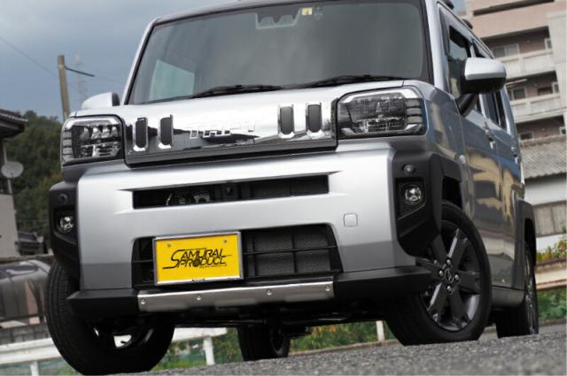 【予約/6月20日頃入荷予定】タフト フロントアンダーカバー ガーニッシュ 車体保護ゴム付き 1P シルバー_7