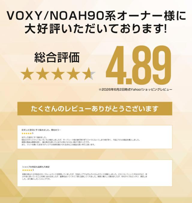 【予約/7月10日頃入荷予定】ノア ヴォクシー 90系 ラゲッジマット ラバータイプ 1P ブラック 2026年マイナーチェンジ後対応 2026 新型 TOYOTA NOAH VOXY 内装 保護 マット インテリア_3