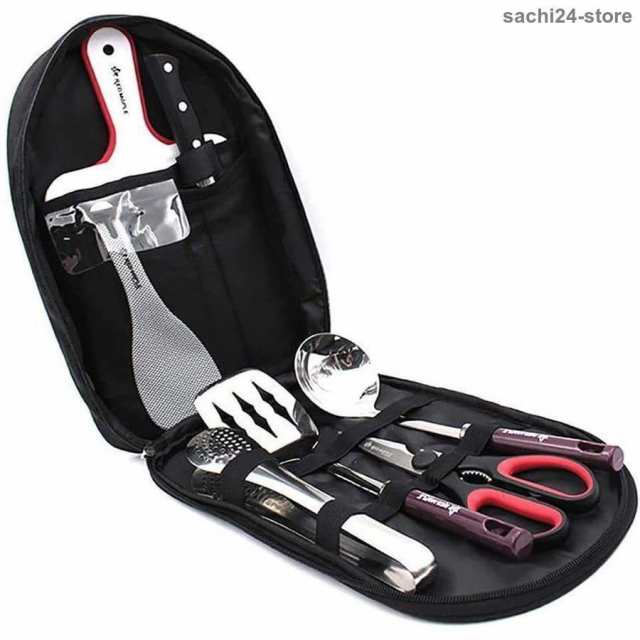 収納袋付き 登山 アウトドア キャンプ トング 包丁 まな板 クッカーセット バーベキューセット キャンプグッズ 調理器具 キャンプ用品の通販は 5,652円