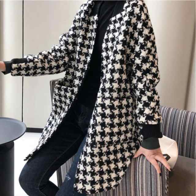 ジャケット 千鳥格子 コート 長袖 ゆったり アウターレディース 秋冬 おしゃれ カジュアル■n1377■【メール便限定送料無料】【予約販売】 韓国ファッション オールシーズン お洒落 カジュアル かわいい かっこいい 無地の通販は 5,289円