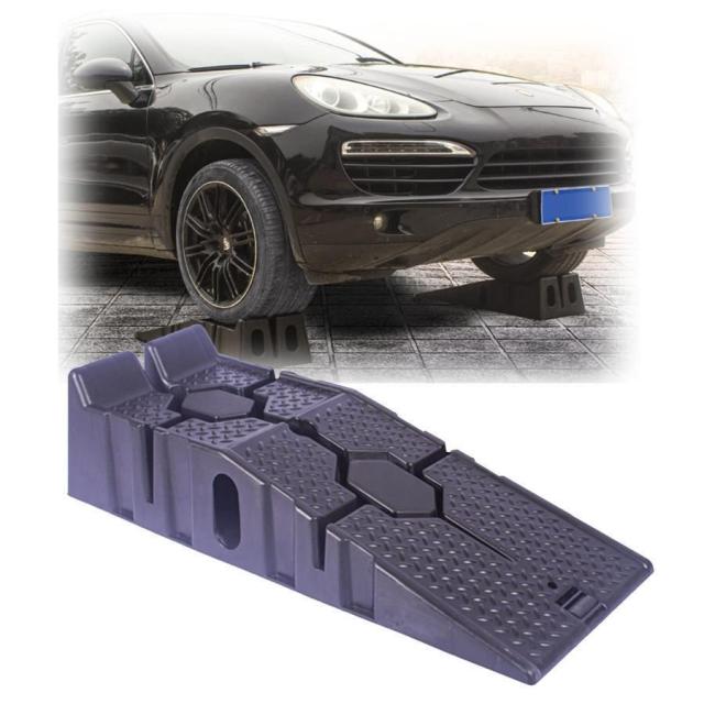 カーランプ タイヤスロープ 長さ90 × 幅33 × 高さ22cm 超低床 ハイリフト スロープ ブラック 滑り止め 整備用 タイヤスロープ 耐荷重3tの通販は
