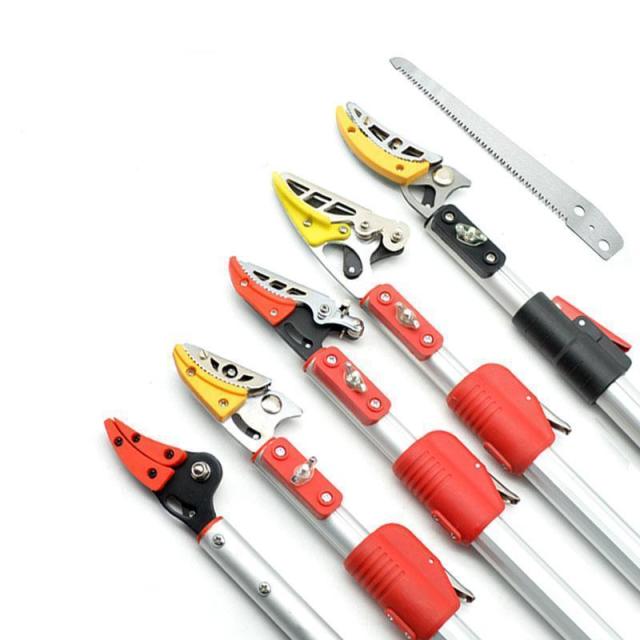 高枝切りバサミ 高枝切鋏 伸縮式高枝切り鋏 高所太枝切鋏 園芸 はさみ ガーデニング用品 3m 4m 5mの通販は 6,659円