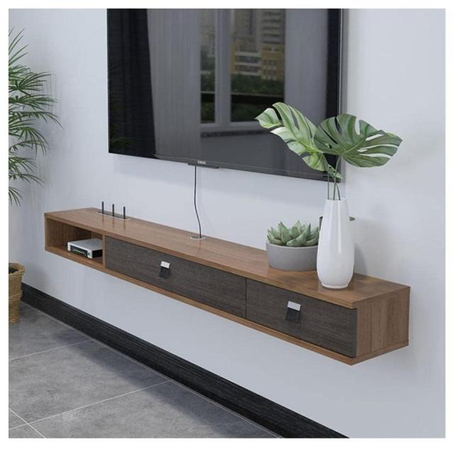 テレビキャビネット 壁掛け 幅180×奥行23.6×高さ16cm テレビキャビネットフローティング テレビ台 おしゃれ テレビボード ローボード ルーター 収納 多機能収の通販は