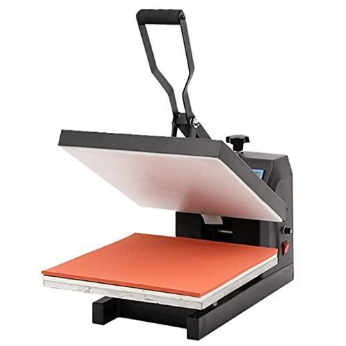 ヒートプレス 38*38 インチ、大型クラムシェルヒートプレス、高圧熱プレス機 T シャツ用デジタル制御熱伝達機、110V 1800W 0-554°F 調整可能の通販は