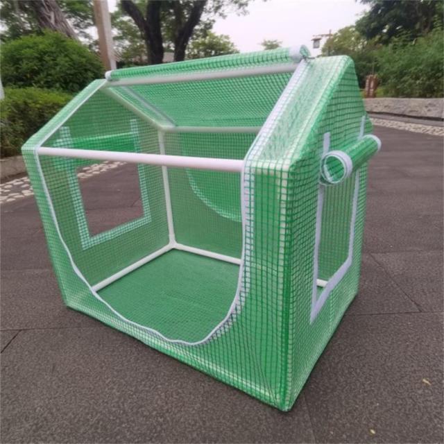 ビニール温室 家庭用 小型 ビニールハウス 折り畳み式 ガーデンハウス チャック開閉 簡易温室 観葉植物 室外飼育 家庭菜園 温室棚 ビニールハウス ミニ温室 PVCの通販は 4,887円