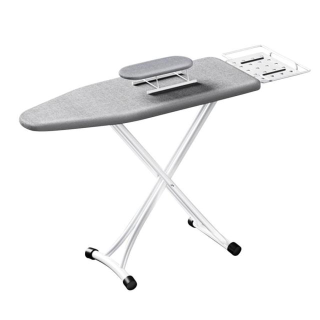 アイロン台 折りたたみ スタンド式アイロン台 約W120XD34XH78~90cm 高さ調整可能 アイロンボード スチールメッシュ構造 耐熱カバー 厚手のフェルトマット付き 軽の通販は 10,248円