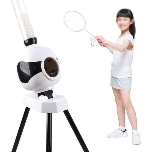 自動バドミントンサービスマシンロボット バドミントンランチャー シャトルコックフィーダーマシン 大人子供ギフトボールピッチング練習トレーナーデバイス スポの通販は