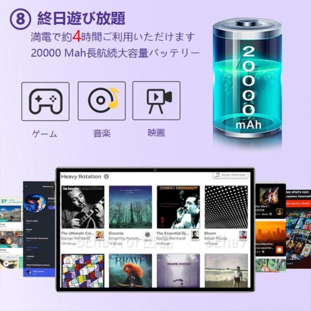 タブレット PC 本体 Android14 大画面 10インチ 12GB+256GB テレワーク 2560*1600 ネット授業 動画視聴 Bluetooth GPS 電話 WiFi 人気商品