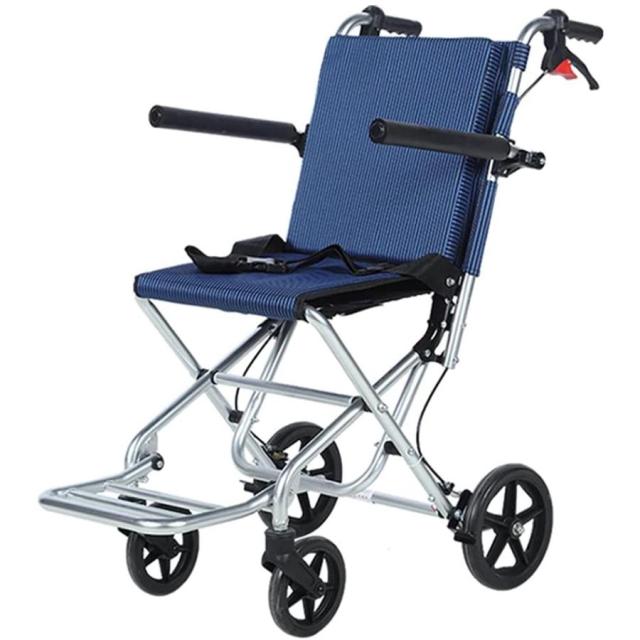 車椅子 折りたたみ 介助型 折り畳み車椅子 軽量 簡易車椅子 介助ブレーキ付き 車いす 介護?介助用 安全ベルト付き 介助用 アルミ製 移動＆歩行支援 コンパクトの通販は 14,541円
