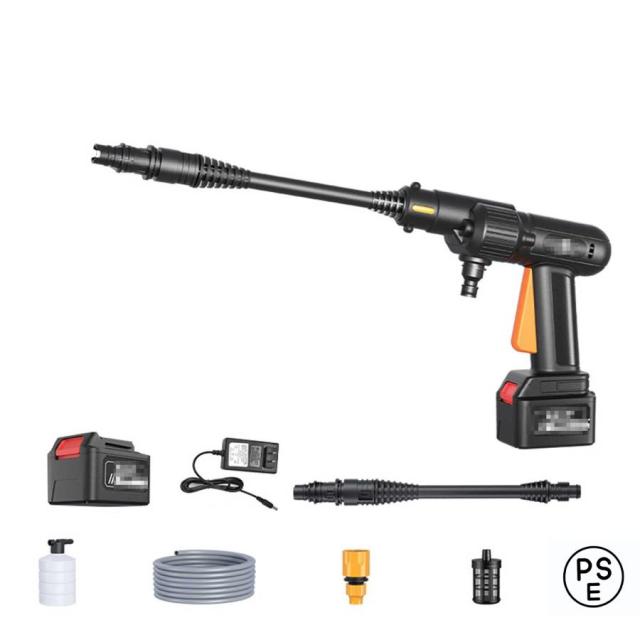 コードレス 高圧洗浄機 充電式 24V ポータブル 高圧洗車機 最大稼動時間約30分 水圧 30bar 高圧洗車ツール 水フィルター付 軽量 ポータブル 高圧 ウォーターガンの通販は