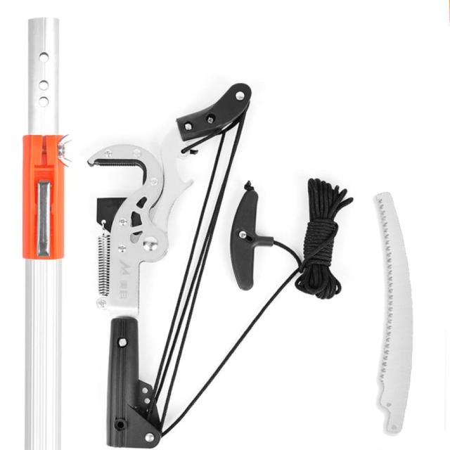 高枝切りバサミ 高枝切り鋏 高枝延長ポール 簡易高枝切バサミ 高枝切り鋸 空中剪定鋏 高枝切り鋏 3M 伸縮式 手動 軽量 たかえだきりばさみ 長い 枝切りバサミ S 18,616円