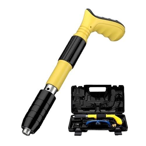 手動スチールネイルガン ミニネイルガン エアー釘打機 6mm鋼板を貫通 軽量 コンパクト 釘固定ツール 天井/ワ??イヤーコンシーラー/エアコン設置/ブラケット設置の通販は