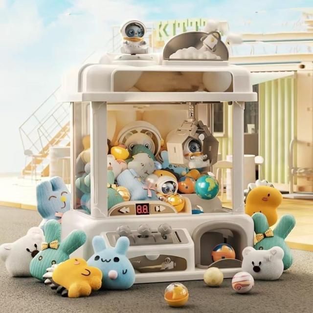 クレーンゲーム 家庭用 クレーンゲーム USBケーブル付き クレーン ゲーム ufo キャッチャー 子供クレーンゲーム 男の子の女の子通用 誕生日のプレゼントの通販は