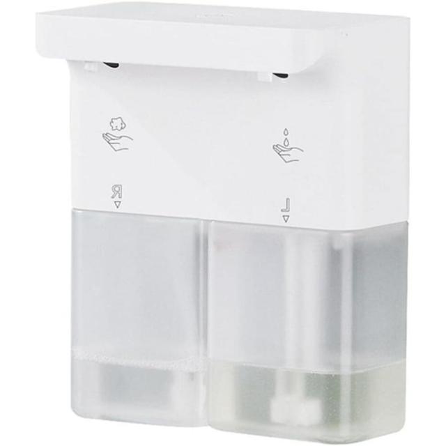 ソープディスペンサー 壁掛け 自動ソープディスペンサー 300ml 充電式 発泡ドリップソープディスペンサー 半透明ボトル IPX5防水 調整可能な液体出力を備えたタの通販は 7,038円