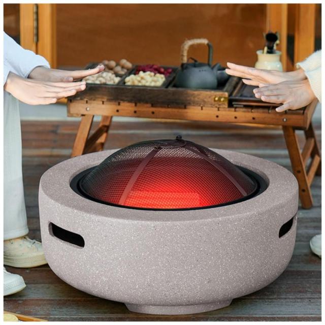 ファイヤーピット テーブル 大型 焚き火台 蓋付き バーベキューコンロ 大人数 44/60cm 薪暖炉 薪ストーブ 自宅 庭 家庭用 屋外 囲炉裏 キャンプ用コンロ 携帯便の通販は