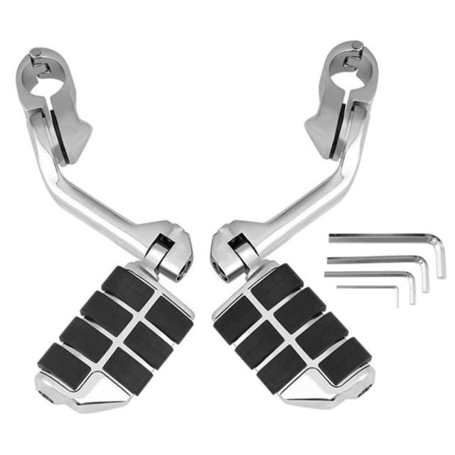 ハイウェイ フットペグ フットペダル フットレスト ロングタイプ ツーリング ロードキング 32mm バイク 汎用の通販は 7,700円