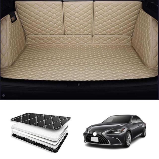 車のトランクマット 3Dフルカバーカーゴマット レクサスES ES300h 専用トランクマット ES ES300h 2018年10月~現行 車種専用設計 ラゲッジマット XPE レザーラゲの通販は 7,205円