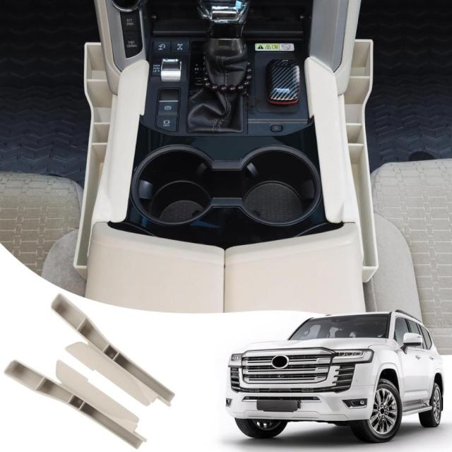 シートスリット収納ボックス2022-2024型トヨタランドクルーザーLC 300中央収納ボックス仕切りボックス改装内装部品に適用 For Toyota Land Cruiser 300の通販は