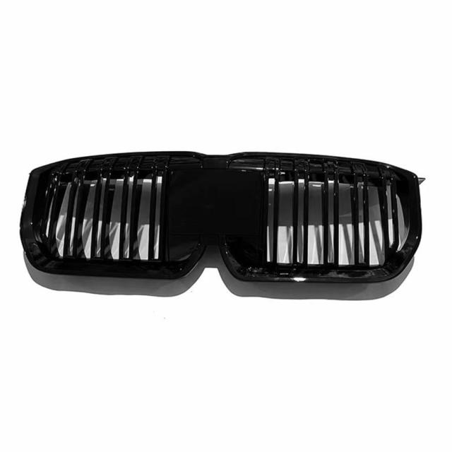 BMW X1 U11 U12 2023-2024 Mスポーツブラック用フロントバンパーダブルライングリルの通販は