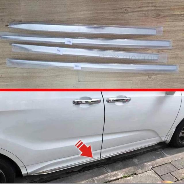 ホンダ オデッセイ サイドドアモール ドアトリム 2013-2023年用 カースタイリング ボディトリム パーツ 4ピースセット 外装 アクセサリーの通販は 12,142円