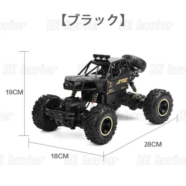 ラジコンカー RCカー リモコン ジープ オフロード 2.4GHz 四輪駆動 クライミング 大出力モーター 全地形対応 子供おもちゃ 誕生日 プレゼント ギフト 贈り物の通販は