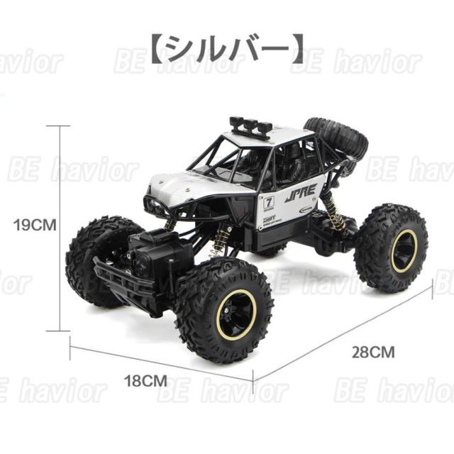 ラジコンカー RCカー リモコン ジープ オフロード 2.4GHz 四輪駆動 クライミング 大出力モーター 全地形対応 子供おもちゃ 誕生日 プレゼント ギフト 贈り物の通販は