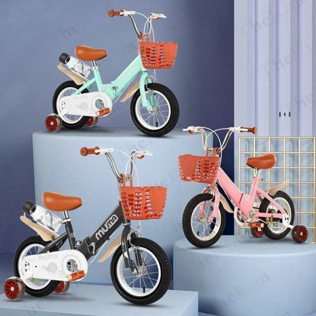 子供用 自転車 幼児用自転車 12 14 16 18 インチ 折りたたみ 高さ調節 補助輪付き 組立簡単 カゴ付き 男の子 女の子 4歳 5歳 6歳 7歳 ８歳 おしゃれ 誕生日の通販は