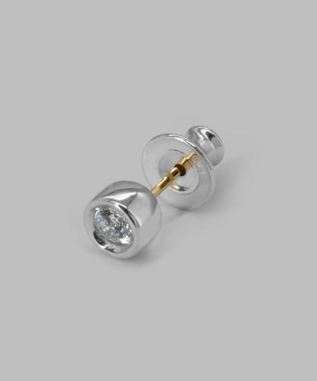 百獣の王ハート形 for Gift スタッズピアス era round しろがね色925 1EA166A0SC  LION HEART K18ゴールド郵便受け 1点売り 片耳用 メンズ ピアス ブランド名 差し上げ物 生まれ落ちる日 しろがね色