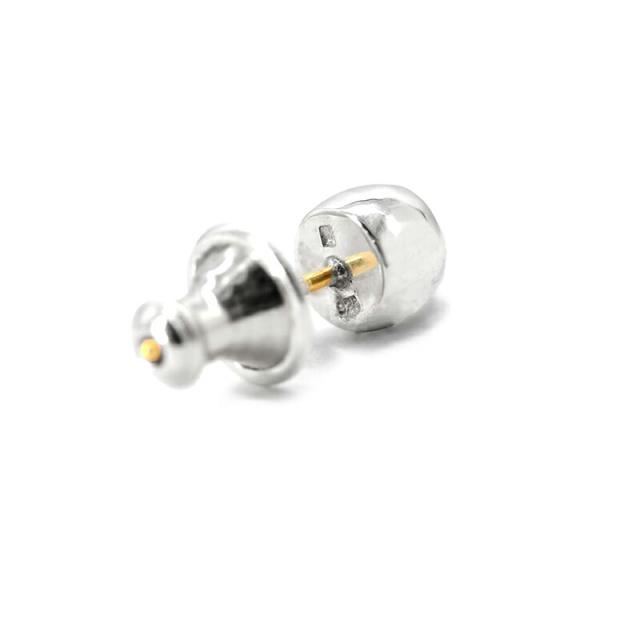 百獣の王ハート形 for Gift スタッズピアス era round しろがね色925 1EA166A0SC  LION HEART K18ゴールド郵便受け 1点売り 片耳用 メンズ ピアス ブランド名 差し上げ物 生まれ落ちる日 しろがね色