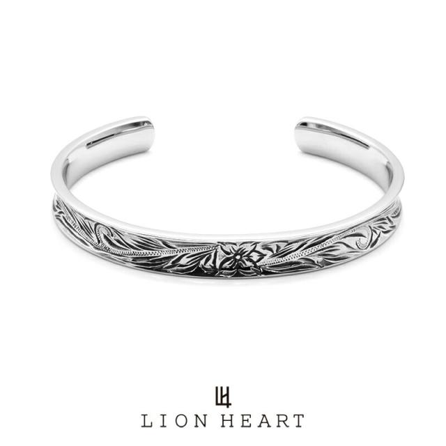 ライオンハート LH-1 リバースラウンド ハワイアンバングル サージカルステンレス (手首周りサイズ 14cm〜17cm前後) 03BA0115SV  LION HEART ステンレス バングル ブレス 誕生日 プレゼント ギフト メンズ ブランドの通販は 7,700円