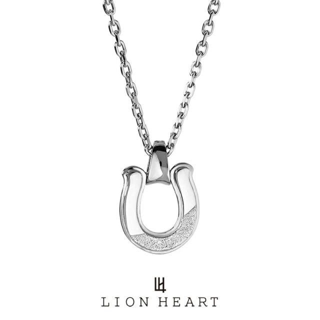 ライオンハート LH-1 “SAND” ホースシューネックレス サージカルステンレス316L 金属アレルギー対応 03NE062ASV  LION HEART ステンレスネックレス メンズ 人気ブランド メール便対応商品_1
