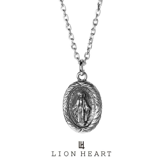 ライオンハート LH-1 “HAWAIIAN” ネックレス マリア サージカルステンレス316L 金属アレルギー対応 03NE064CSV  LION HEART ステンレス ネックレス メンズ 人気ブランド メール便対応商品_1