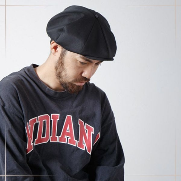 RACAL C/L 8Panel Beret Cas XLサイズ 大きいサイズ 日本製 ベレー キャスケット ハンチング ベレーキャス ハンキャス コットン リネン 8パネル サイズ調整 メンズ 男性 レディース 女性 ユニセックス 春 夏 秋 国産 帽子 ラカル RL-24-1333_6
