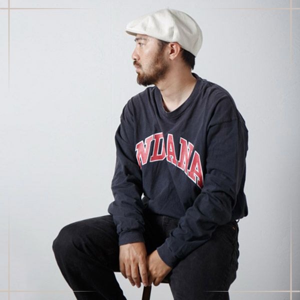 RACAL C/L 8Panel Beret Cas XLサイズ 大きいサイズ 日本製 ベレー キャスケット ハンチング ベレーキャス ハンキャス コットン リネン 8パネル サイズ調整 メンズ 男性 レディース 女性 ユニセックス 春 夏 秋 国産 帽子 ラカル RL-24-1333_7