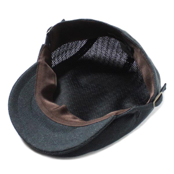 STETSON S〜3Lサイズ メッシュ ハンチング 日本製 小さいサイズ 大きいサイズ サマーニット サマーハンチング サイズ調整 手洗い 通気性抜群 紫外線対策 日よけ メンズ 男性 紳士 父の日 春 夏 秋 国産 帽子 ステットソン SE075_4