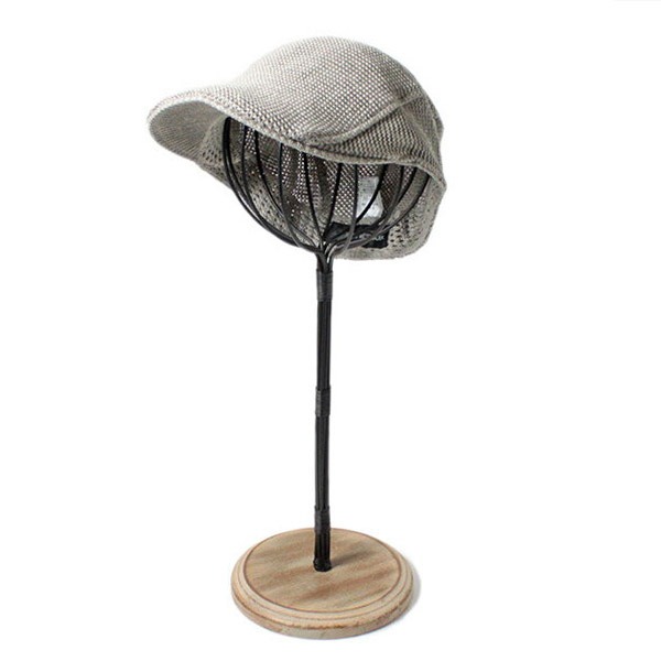 STETSON リネン オールメッシュ ハンチング M〜LLサイズ 日本製 大きいサイズ サマーニット ニットハンチング メッシュハンチング 麻100% つば長 メンズ 男性 紳士 紫外線対策 UVケア 日よけ 国産 春 夏 帽子 ステットソン SE101_2