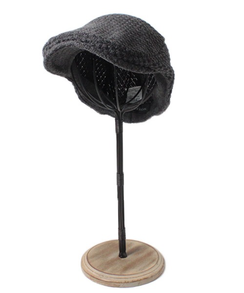 STETSON ニットハンチング S〜5Lサイズ 日本製 小さいサイズ 大きいサイズ つば長 ニット ハンチング カモノハシ 防寒 深め ウール混 手洗いOK メンズ 男性 紳士 ギフト プレゼント 国産 秋 冬 帽子 ステットソン SE164_2