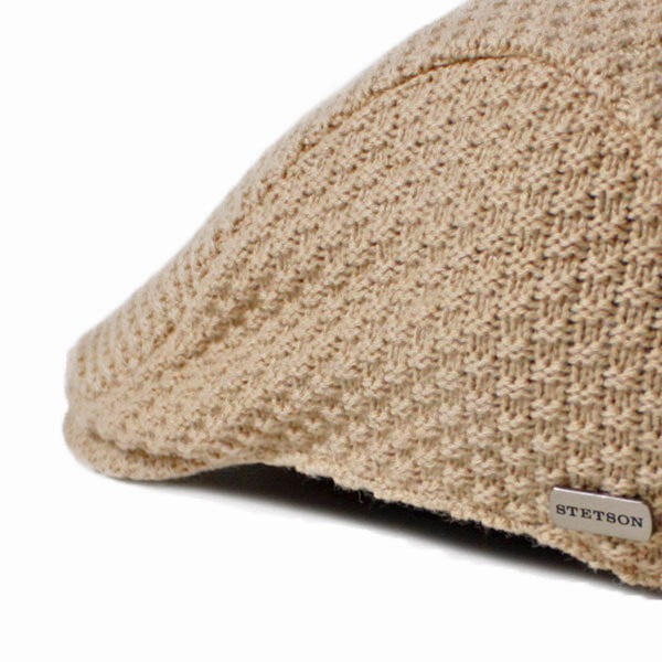 STETSON ニットハンチング S〜5Lサイズ 日本製 小さいサイズ 大きいサイズ つば長 ニット ハンチング カモノハシ 防寒 深め ウール混 手洗いOK メンズ 男性 紳士 ギフト プレゼント 国産 秋 冬 帽子 ステットソン SE164_6