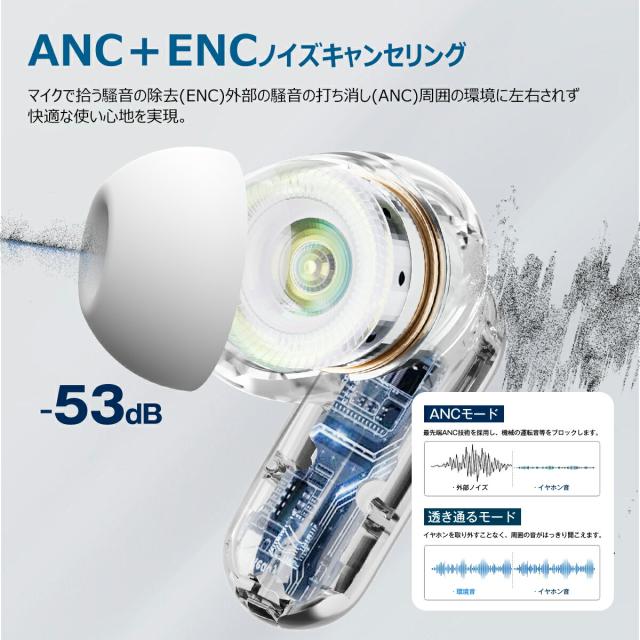 ワイヤレスイヤホン (bluetooth 6.0) Bluetooth イヤホン 液晶イヤホン