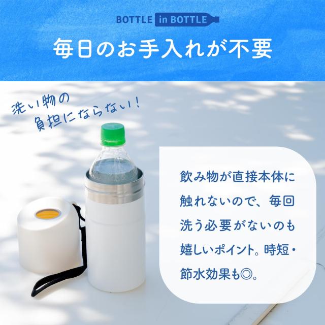 12個セット アトラス 水筒 500ml 650m ペットボトルホルダー ペットボトルクーラー ボトルホルダー 保温水筒 保冷水筒 ストラップ付き ABIB-B12P_9