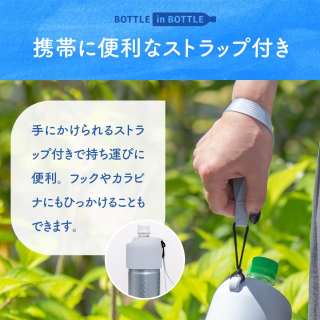 まとめ買い12個セット アトラス 水筒 500ml 650m ペットボトルホルダー 保温水筒 保冷水筒 ペットボトルクーラー ボトルホルダー ストラップ付き ABIB-AN12P
