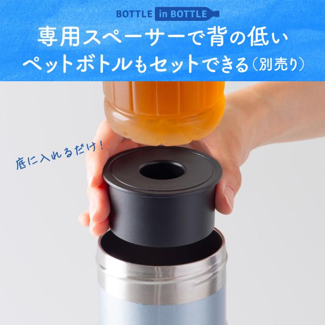 まとめ買い12個セット アトラス 水筒 500ml 650m ペットボトルホルダー 保温水筒 保冷水筒 ペットボトルクーラー ボトルホルダー ストラップ付き ABIB-AN12P
