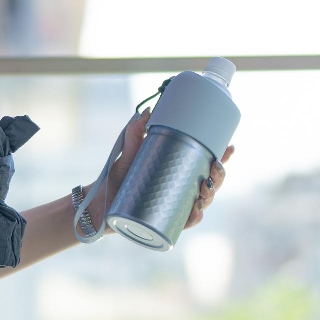 まとめ買い12個セット アトラス 水筒 500ml 650m ペットボトルホルダー 保温水筒 保冷水筒 ペットボトルクーラー ボトルホルダー ストラップ付き ABIB-AN12P