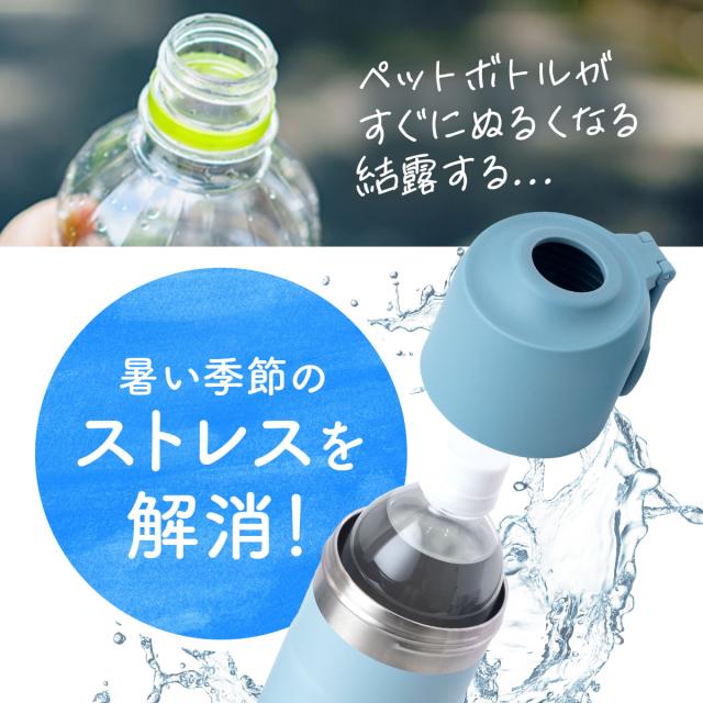 24個セット アトラス 水筒 500ml 650m ラデーション ペットボトルホルダー ペットボトルクーラー ボトルホルダー保温水筒 保冷水筒 折りたたみボトル ABIB-EG24P_5