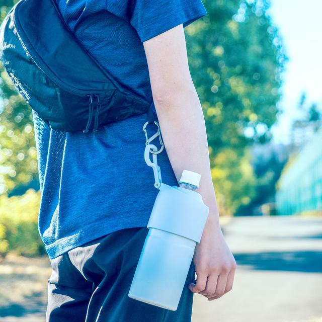 24個セット アトラス 水筒 500ml 650m ペットボトルホルダー ペットボトルクーラー ボトルホルダー 保温水筒 保冷水筒 折りたたみボトル ABIB-E24P_17
